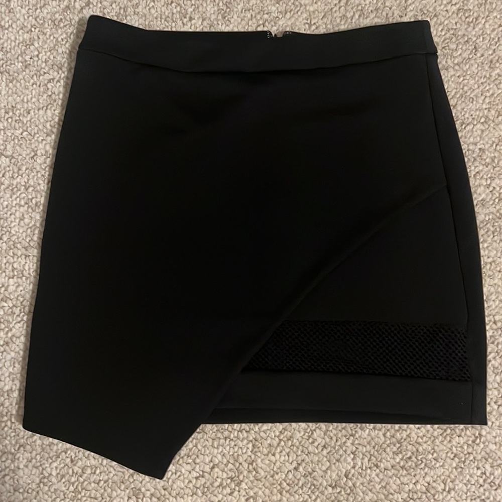 Asymmetrical Mini Skirt - Picture 2 of 8